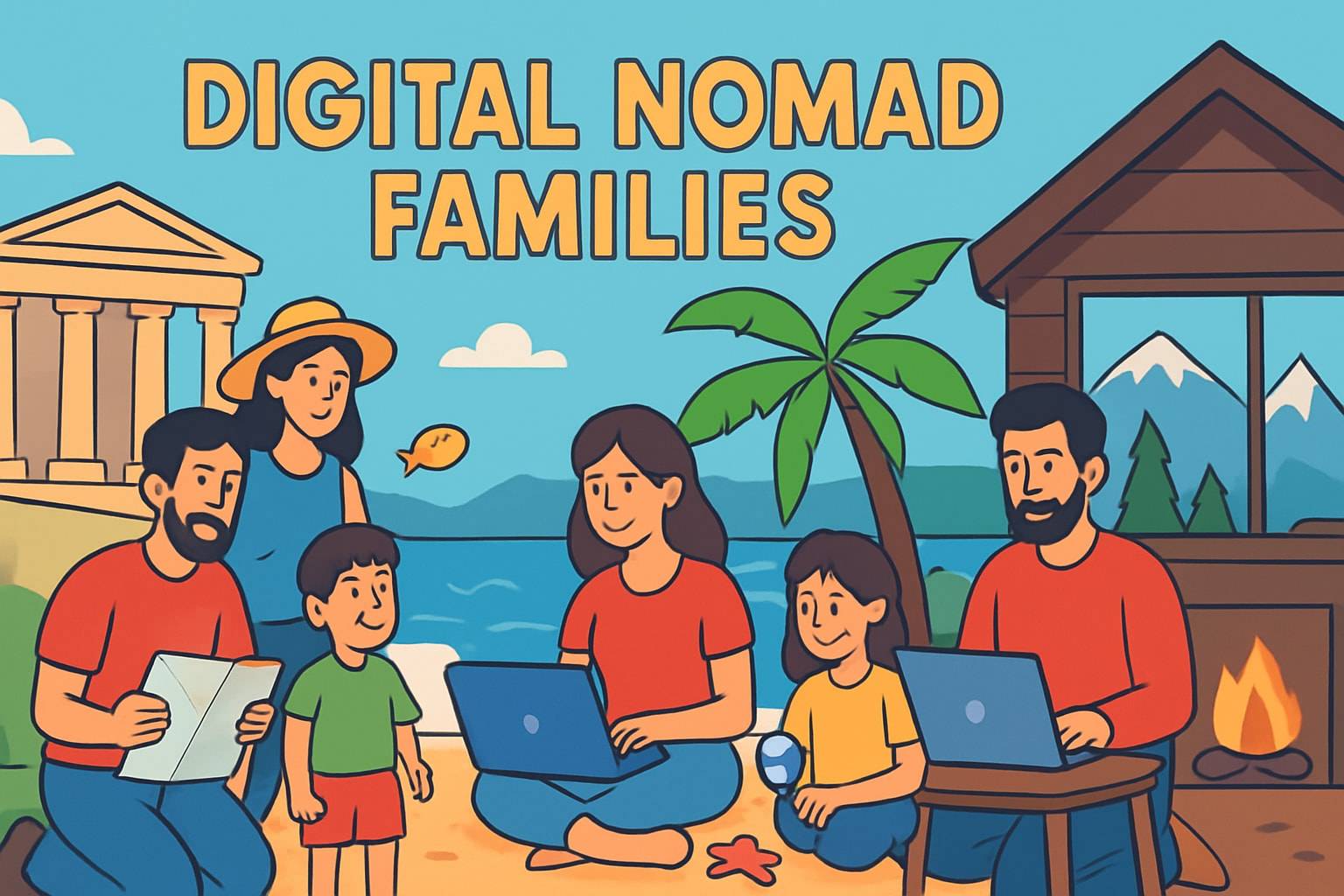 Guide to Digital Nomad Families: Thrive Together in 2026